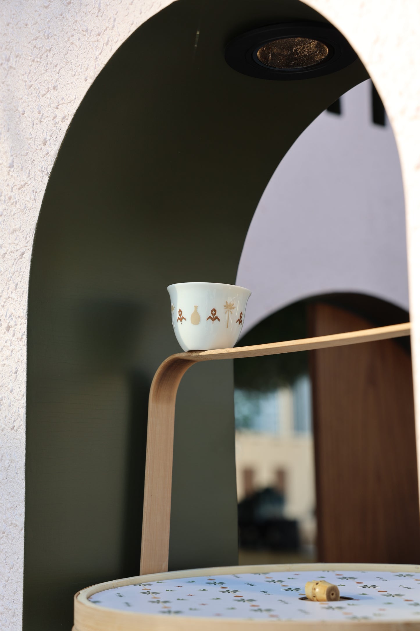 custome Arabic coffee cup basket