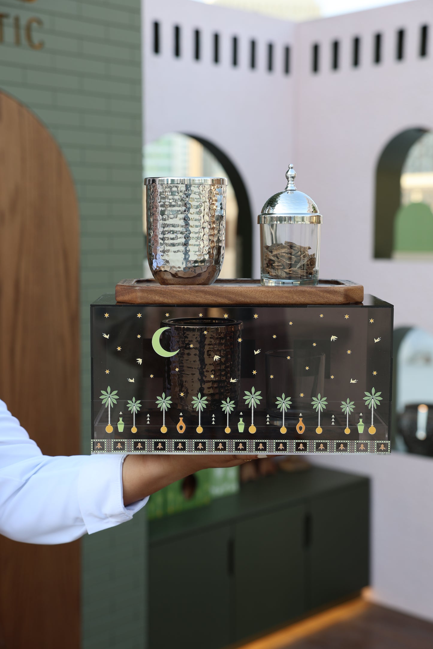 Ramadan acrylic Midkhan set