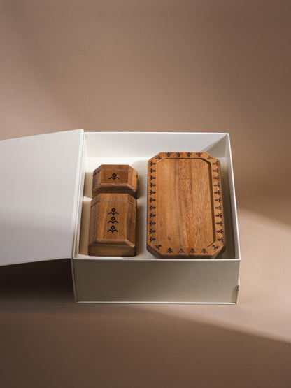 Wooden Midkhan Set