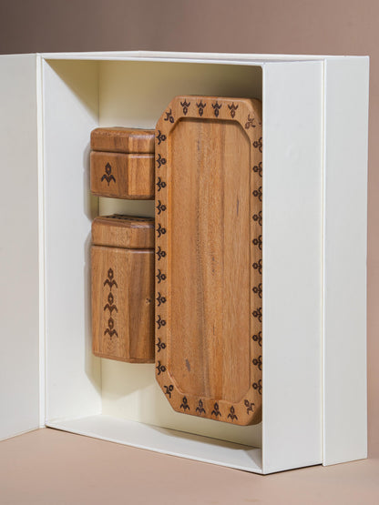 Wooden Midkhan Set